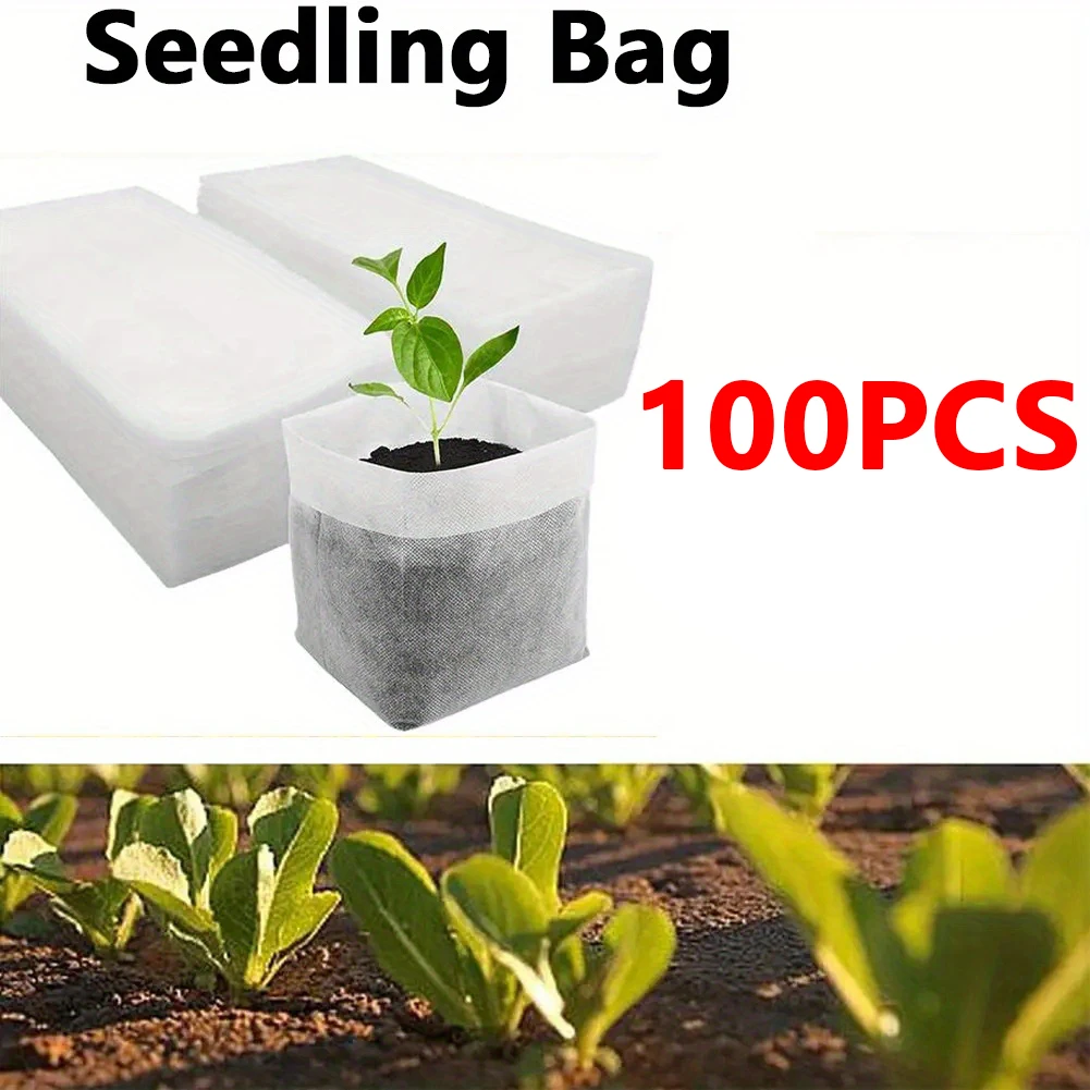 Seed Starter Tray - 100 Buah Tas Pembibitan Benih Mudah