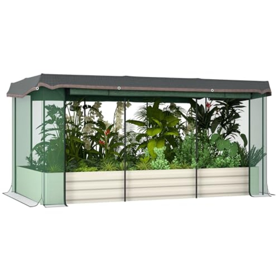Raised Garden Bed - Kotak Tanam Logam Galvanis 7,3 x
