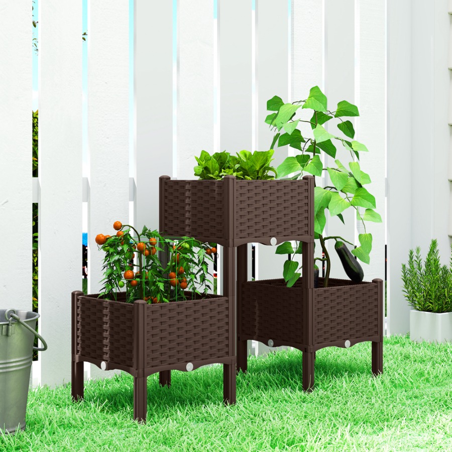 Kotak Tanaman Tinggi Berbahan  - Self Watering Planter ulasan dan harga