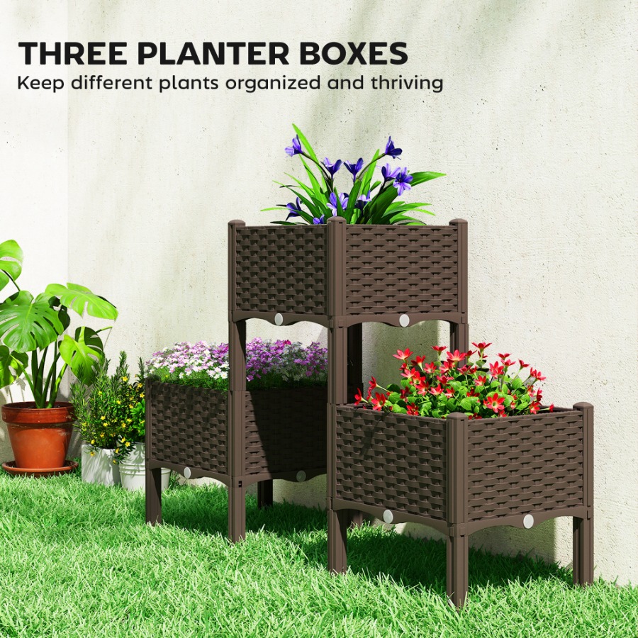 Kotak Tanaman Tinggi Berbahan  - Self Watering Planter ulasan dan harga