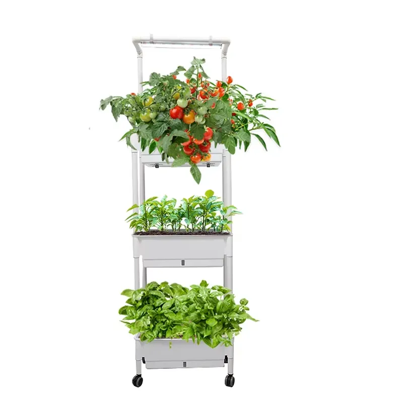 Rak Tanaman Vertikal 3 Tingkat - Indoor Herb Garden ulasan dan harga