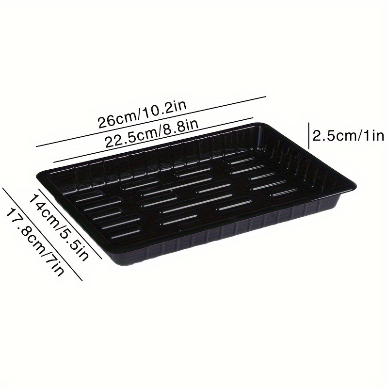 1 Buah Baki Semai Plastik PET  - Seed Starter Tray ulasan dan harga