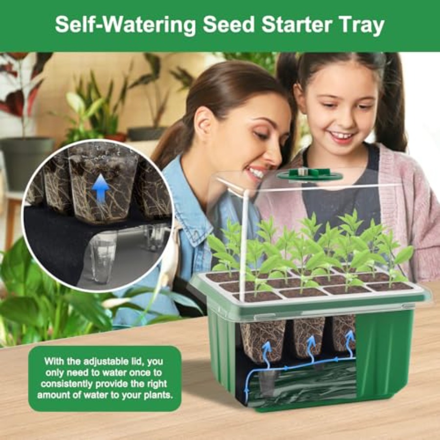 Baki Semai Benih dengan Lampu  - Seed Starter Tray ulasan dan harga