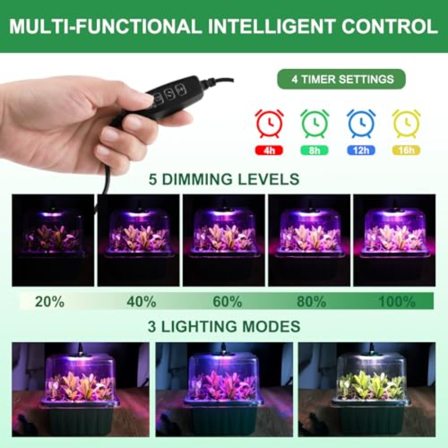 Baki Semai Benih dengan Lampu  - Seed Starter Tray ulasan dan harga