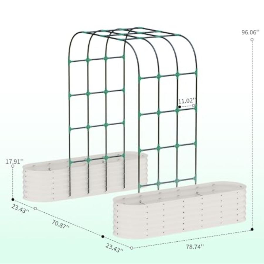 Kotak Tanam Terangkat Galvanis - Vertical Planter ulasan dan harga