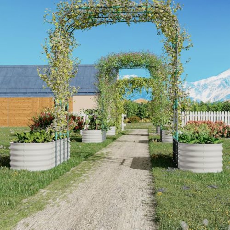 Kotak Tanam Terangkat Galvanis - Vertical Planter ulasan dan harga