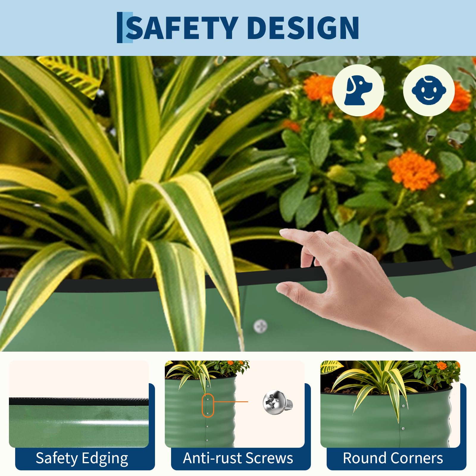 Kotak Tanam Terangkat Galvanis - Raised Garden Bed ulasan dan harga