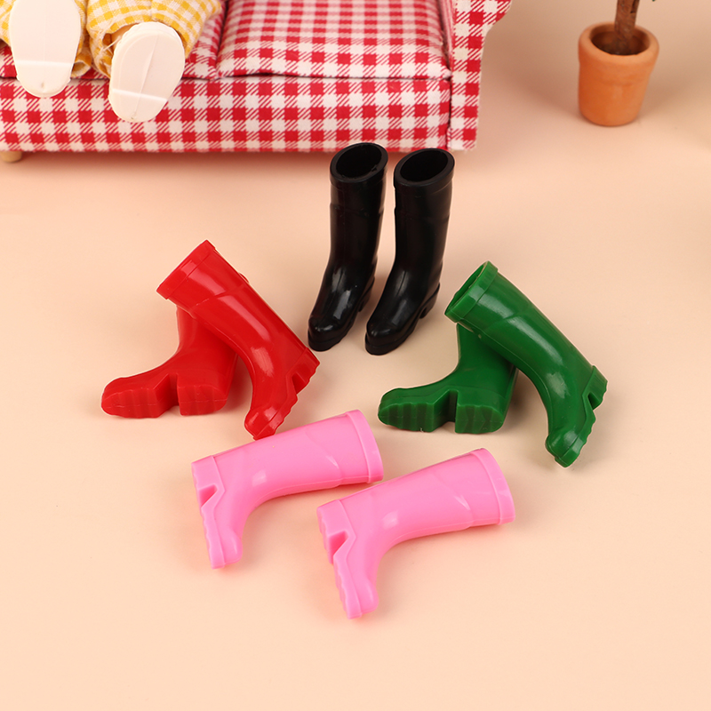 1Set 1:12 Sepatu Bot Hujan Min - Garden Gloves ulasan dan harga