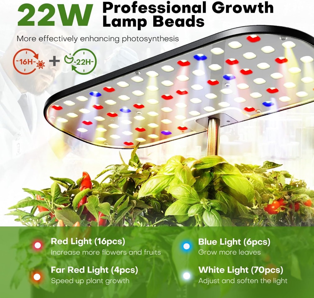 Kebun Hidroponik Dalam Ruangan - Indoor Herb Garden ulasan dan harga