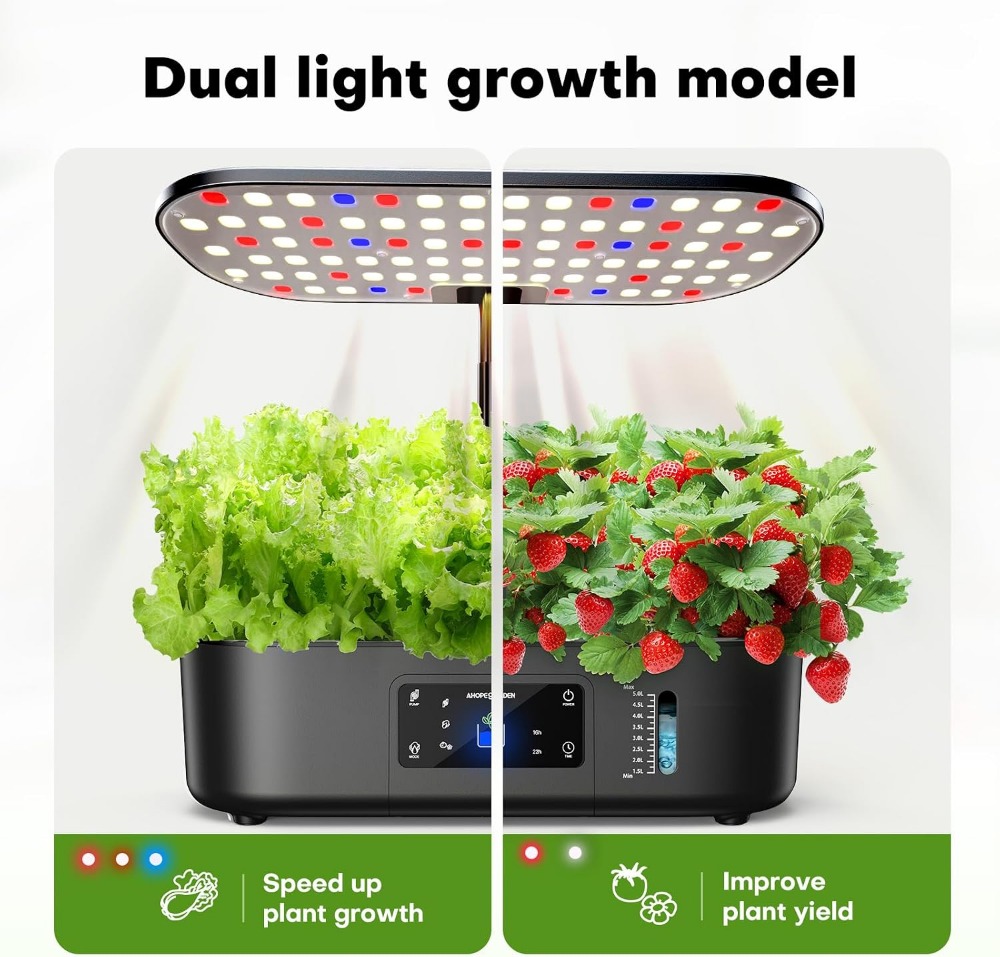 Kebun Hidroponik Dalam Ruangan - Indoor Herb Garden ulasan dan harga