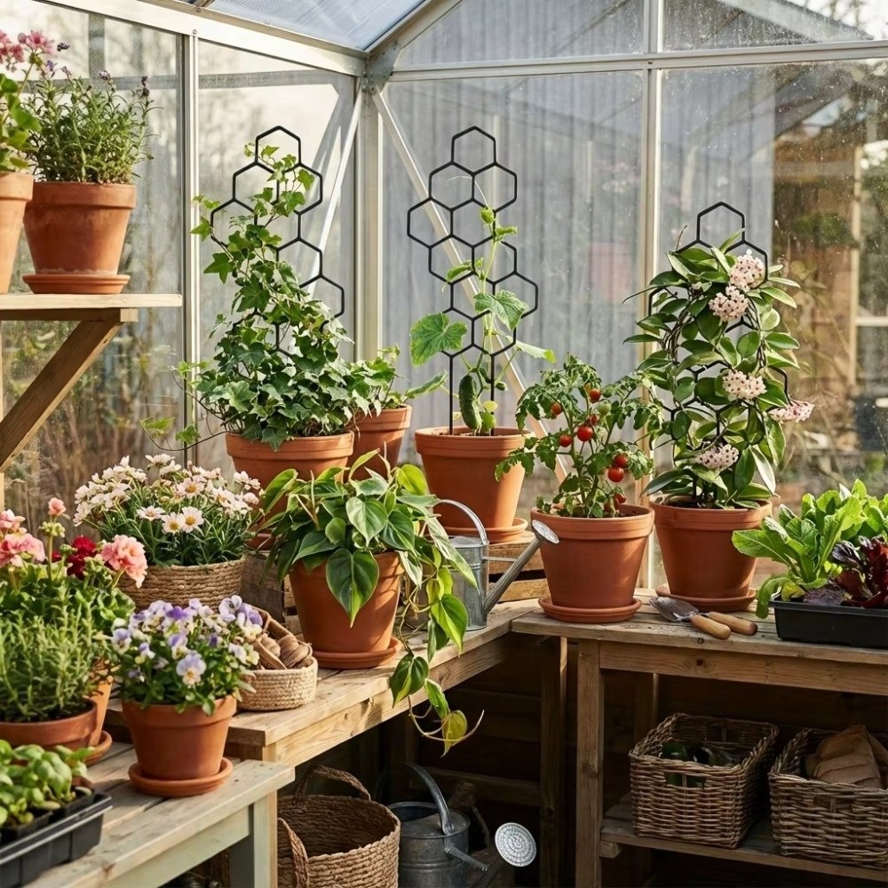 Trellis Tanaman Desain Sarang  - Indoor Herb Garden ulasan dan harga